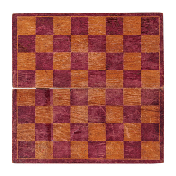 旧的棋盘。孤立的图片下载