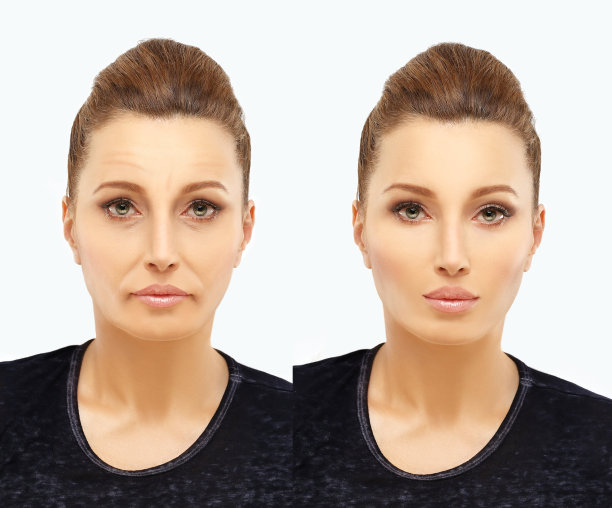 老化。成熟女人年轻的女人。图片下载