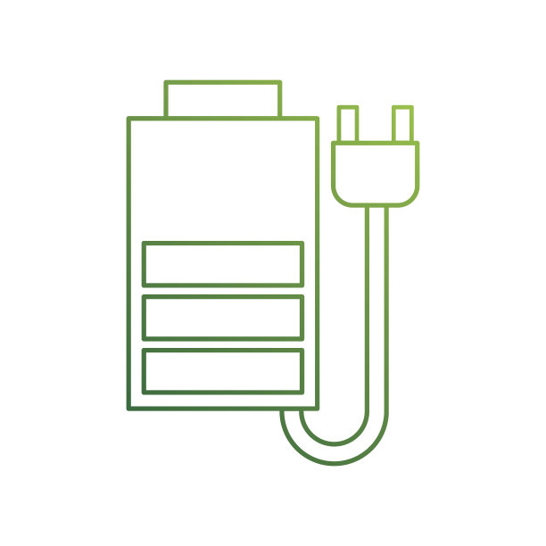 电池电量隔离图标图片下载