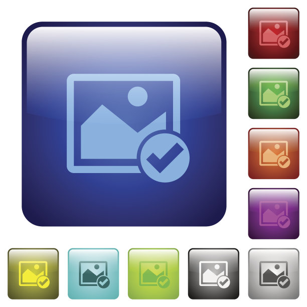 图片ok，颜色方形按钮图片下载