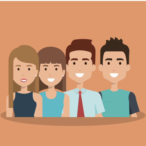 年轻人使用虚拟化身图片下载