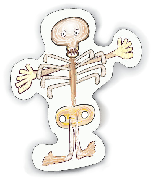 万圣节卡通骷髅人物图片下载