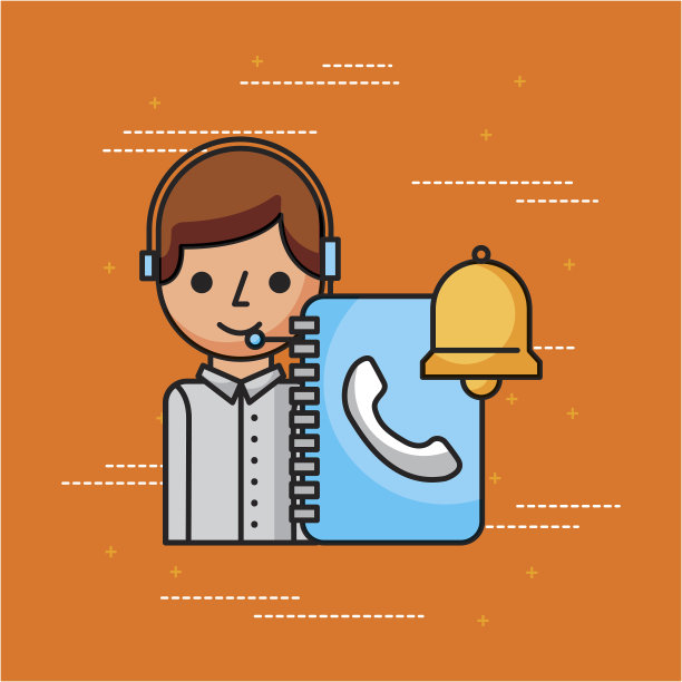 客户服务呼叫中心接线员戴耳机图片下载