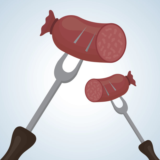 烧烤设计，烧烤和菜单概念，可编辑向量图片下载