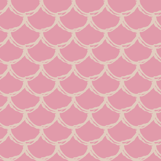 小美人鱼无缝图案图片下载