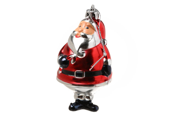 白色背景上的圣诞装饰品图片下载