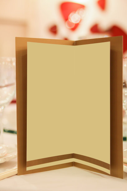 菜单餐饮的婚礼图片下载