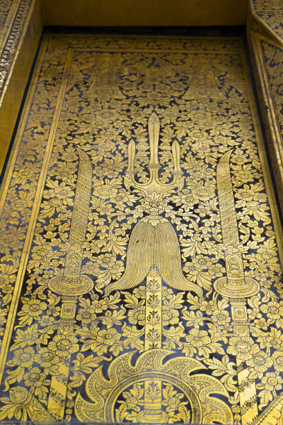 泰国寺庙门艺图片下载