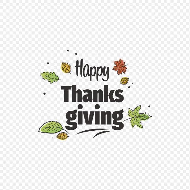 感恩节排版。手绘感恩节快乐背景。图片下载
