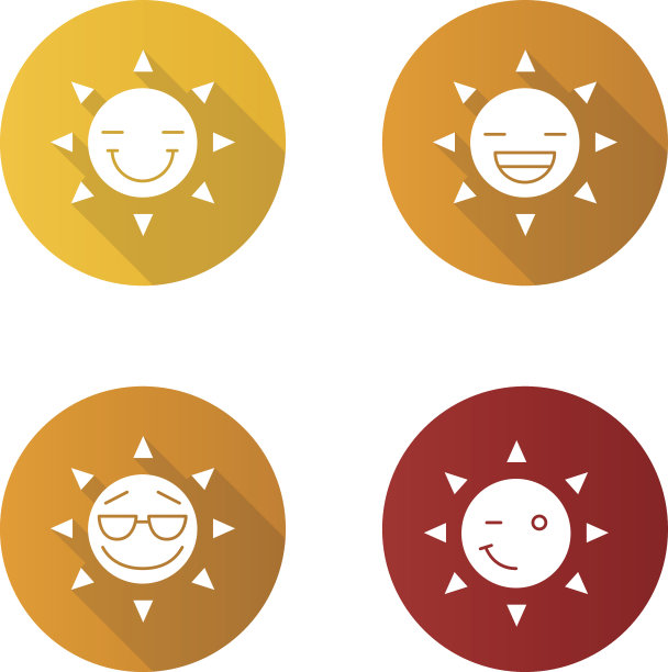 太阳微笑的图标图片下载