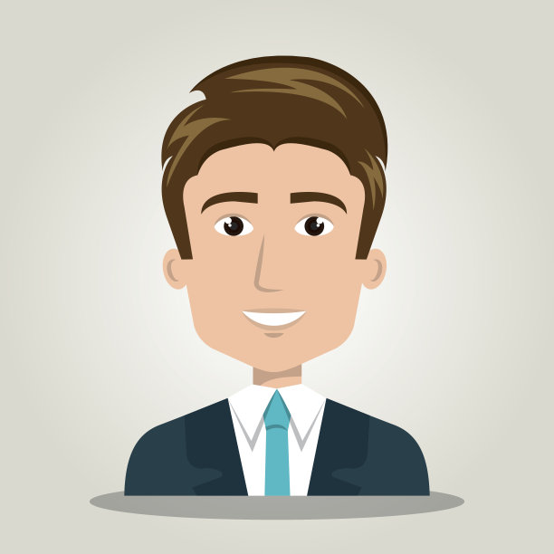 卡通人优雅的人力资源图片下载