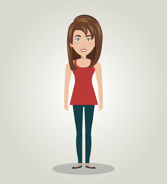 人物女性地位的人力资源图标图片下载