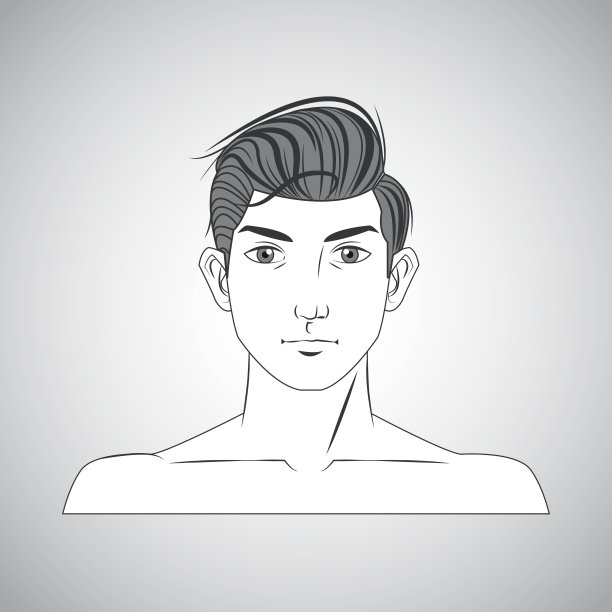 男人和发型设计图片下载