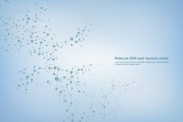 摘要分子背景，遗传和化学化合物，医学，技术或科学概念载体说明图片下载
