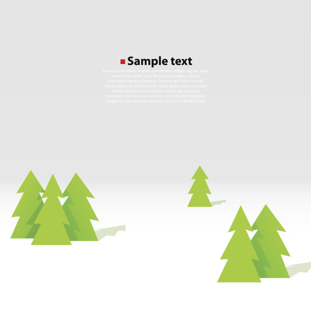 圣诞树森林矢量背景。图片下载