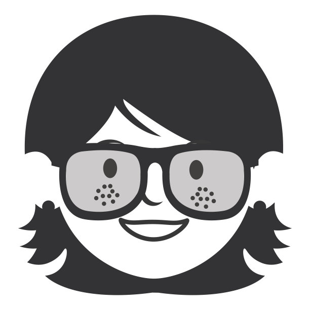 漂亮女人头戴眼镜的头像人物图片下载