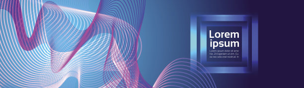 抽象彩色波浪波浪线背景图片下载