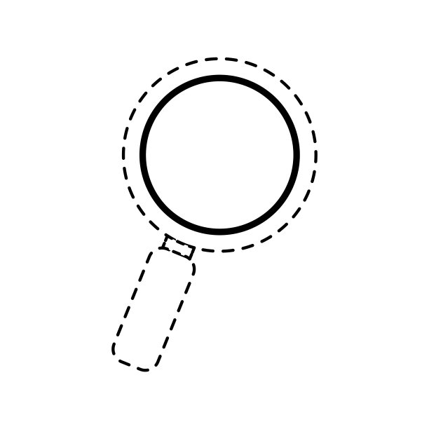 放大镜图标图片下载