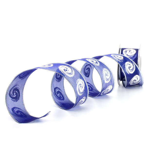 礼品丝带线轴孤立在白色背景上图片下载