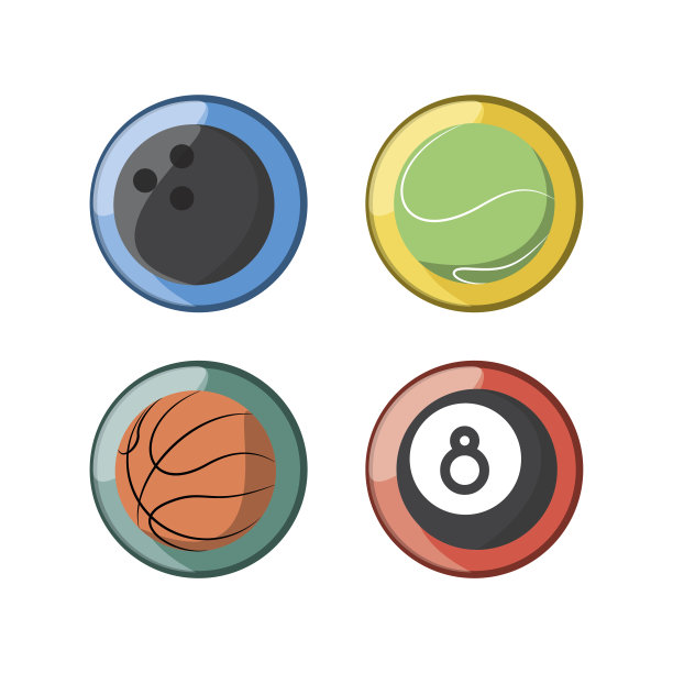 设置平面图标球运动图片下载