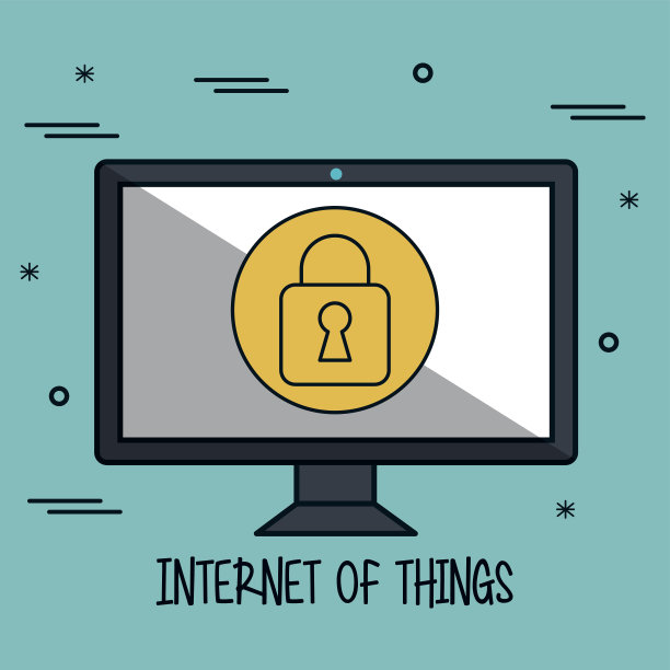 物联网平面图标图片下载