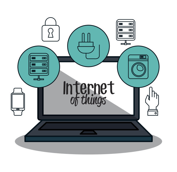 物联网平面图标图片下载