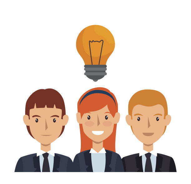 商务人士头像组图片下载