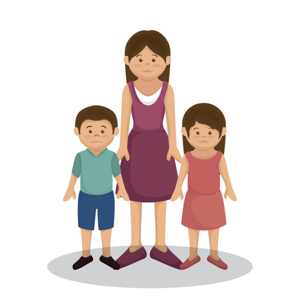 群体家庭成员字符图片下载