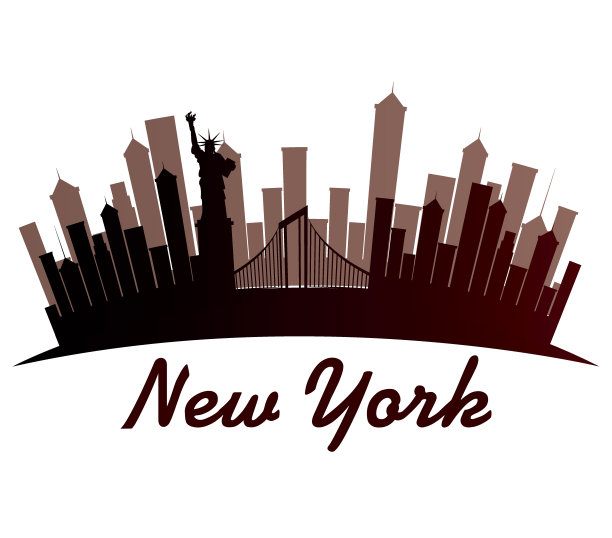 纽约市的城市景观图片下载