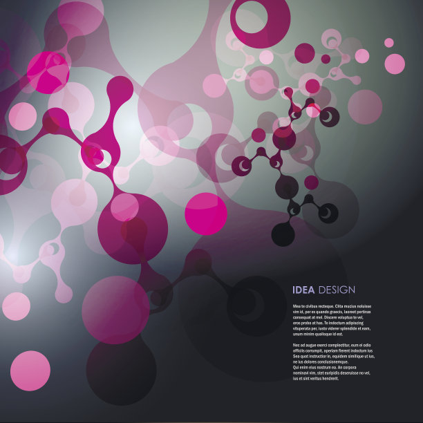 向量的分子背景图片下载