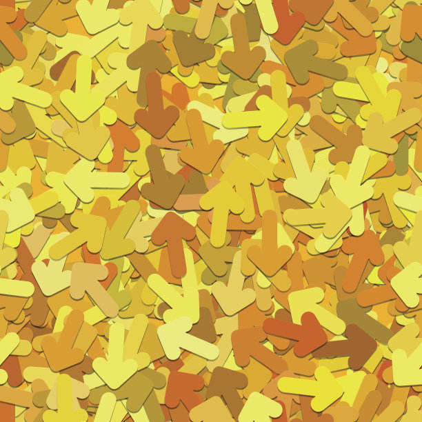 重复抽象箭头图案背景-向量图形设计旋转圆形箭头与阴影效果图片下载