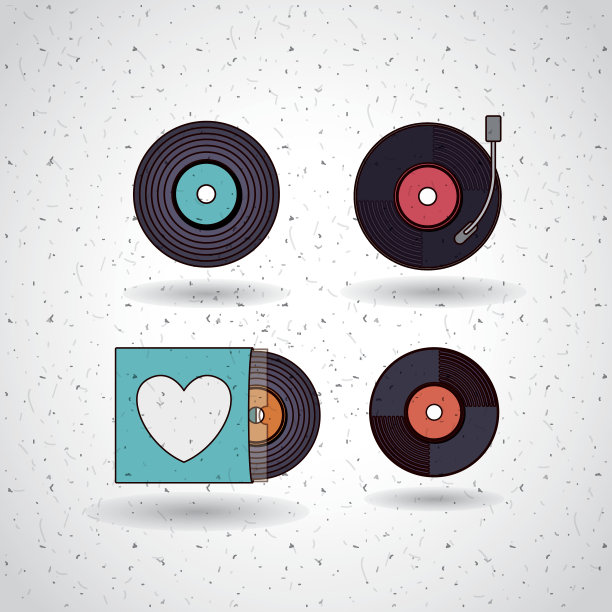 音乐记录设计图片下载