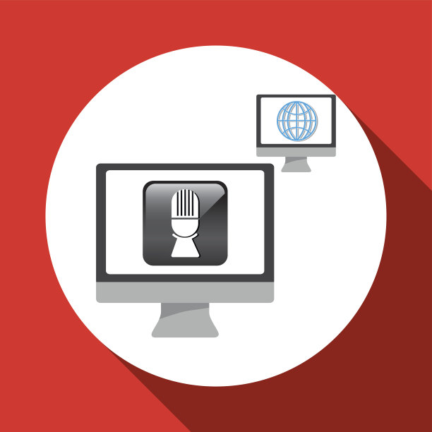 技术设计。社交媒体图标。计算机的概念图片下载