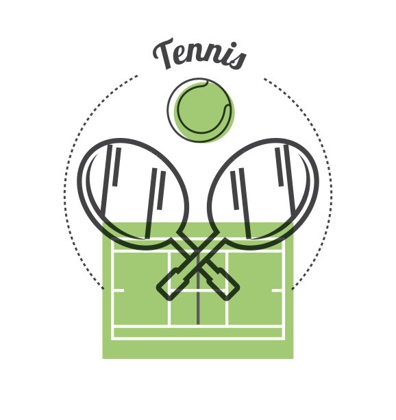 设置概念图标网球运动图片下载