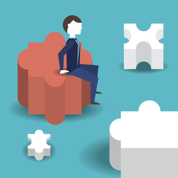 商人的想法和计划的想法素材图片