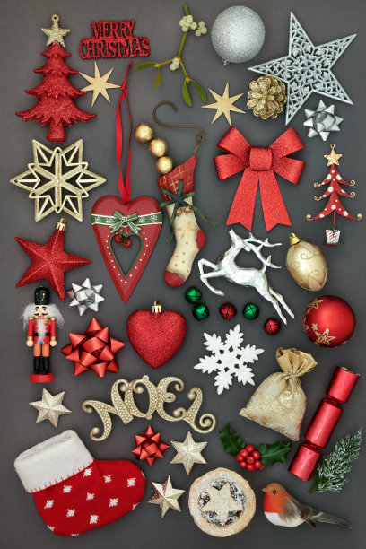 圣诞节的标志和装饰图片下载