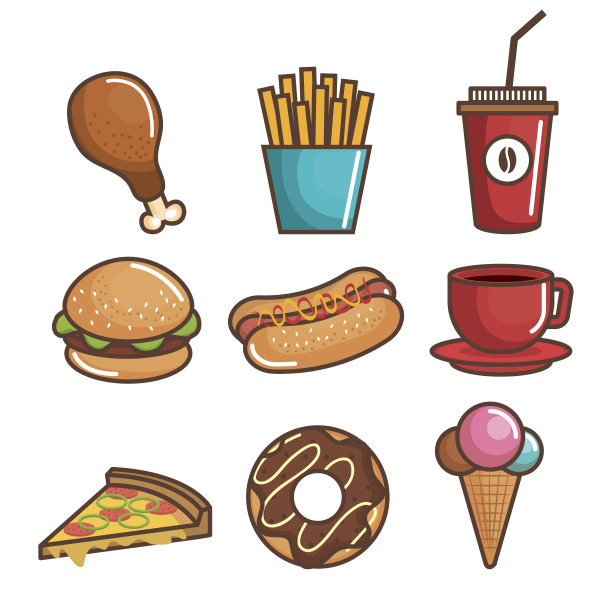 快餐设计图片下载