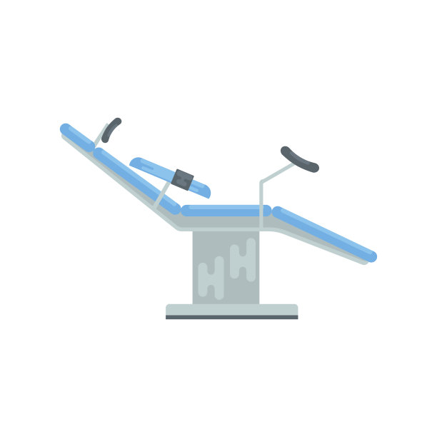 妇科椅、医疗设备载体插图图片下载