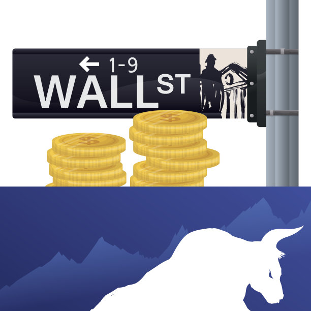 华尔街纽约牛市财富图片下载
