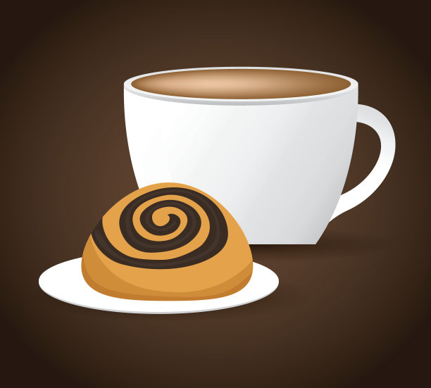 咖啡杯面包饼干甜点图片下载