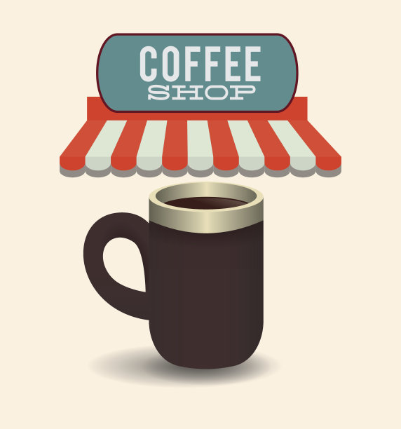 咖啡杯热饮形象图片下载