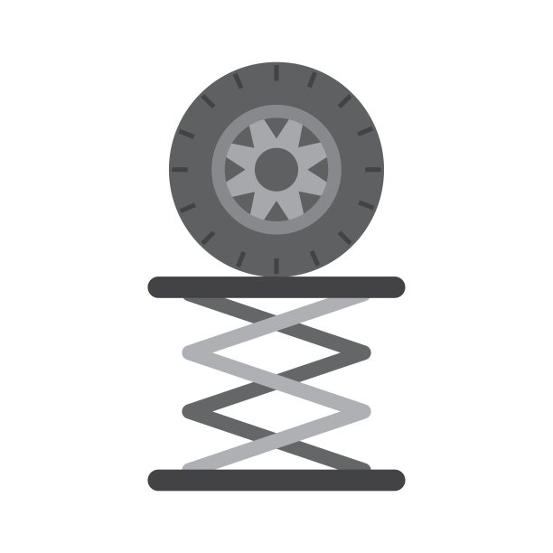 轮胎车采用液压平台机械发动机图片下载