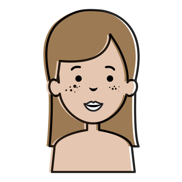 美丽的女人赤膊头像人物图片下载