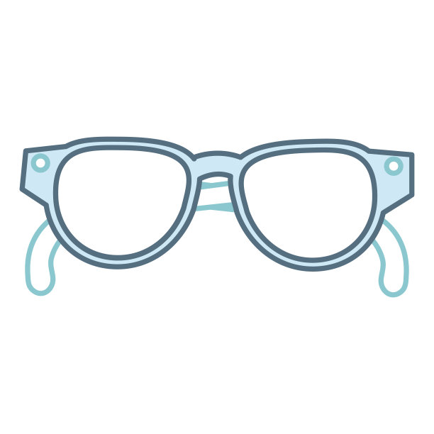 眼镜孤立图标图片下载