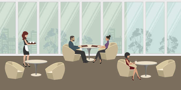 餐厅里的人图片下载