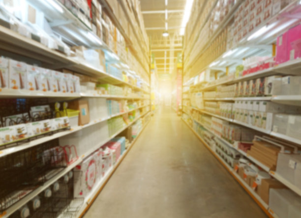 模糊的超市图片下载