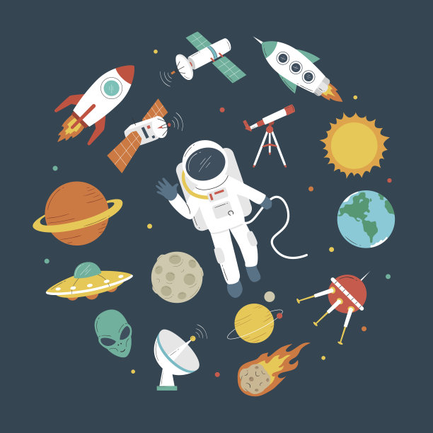 空间对象素材图片