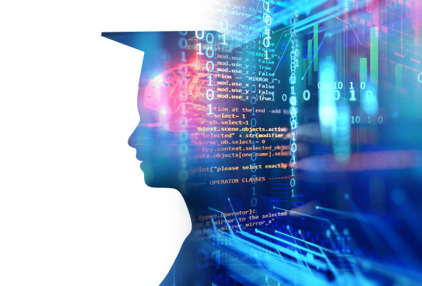 虚拟人体轮廓的三维渲染技术背景插图图片下载