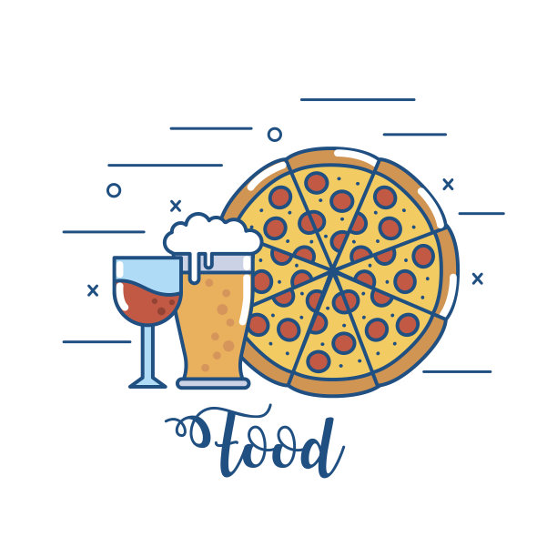 美味的快餐营养和不健康的食物图片下载