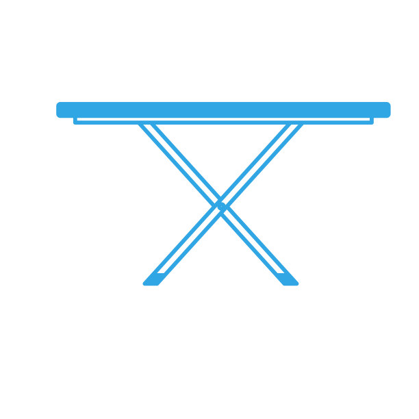 剪影熨衣板家居用品设计图片下载